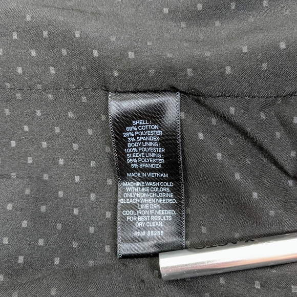 NEW Express Structured Single Button Black Blazer 8 - Picture 7 of 7